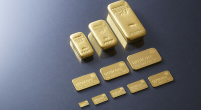 gold bars big and small umicore